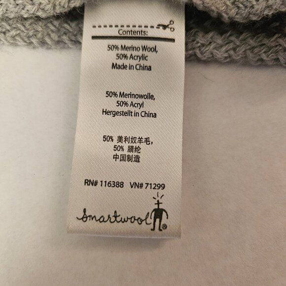 Smartwool Pine Lake Chevron Stripe Merino Wool Scarf - Picture 3 of 4